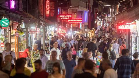 People shopping in Turkey